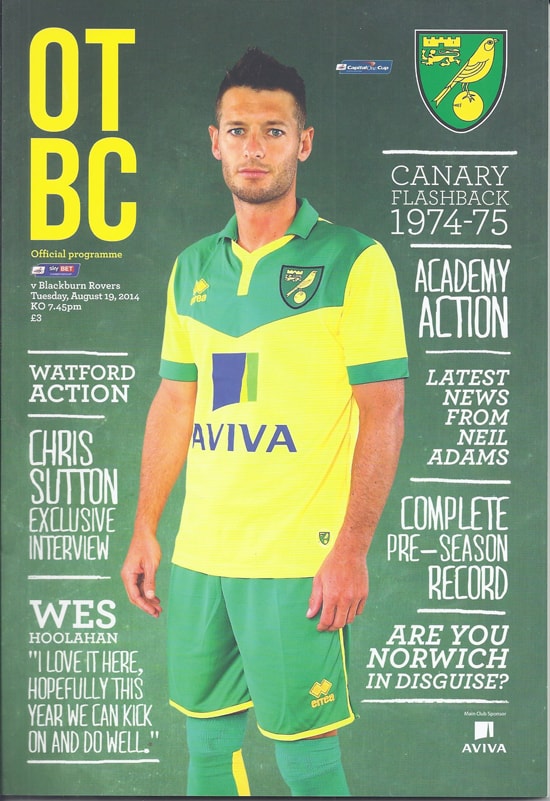 Norwich City FC v Blackburn Rovers FC